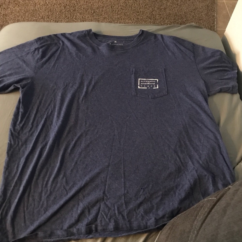 Southern Marsh Navy Pocket Tee